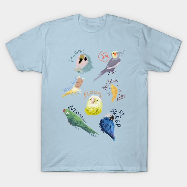 Birbs T-Shirt by Wind's shop